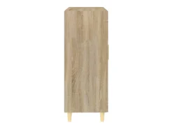 Aparador de roble Sonoma 69,5x34x90 cm madera de ingeniería