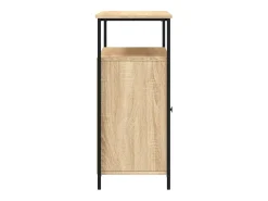 Aparador de roble Sonoma 100x35x80 cm madera de ingeniería