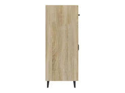 Aparador de roble Sonoma 69,5x34x90 cm madera de ingeniería