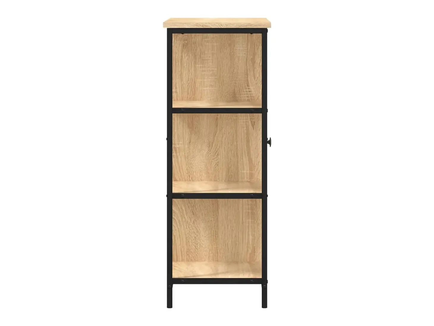 Aparador de roble Sonoma 70x30x80 cm madera de ingeniería