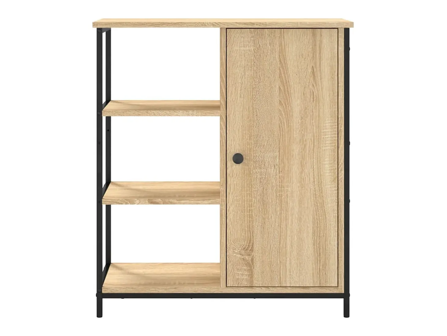 Aparador de roble Sonoma 70x30x80 cm madera de ingeniería