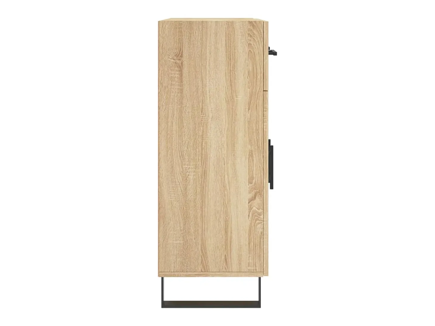 Aparador de roble Sonoma 69,5x34x90 cm madera de ingeniería