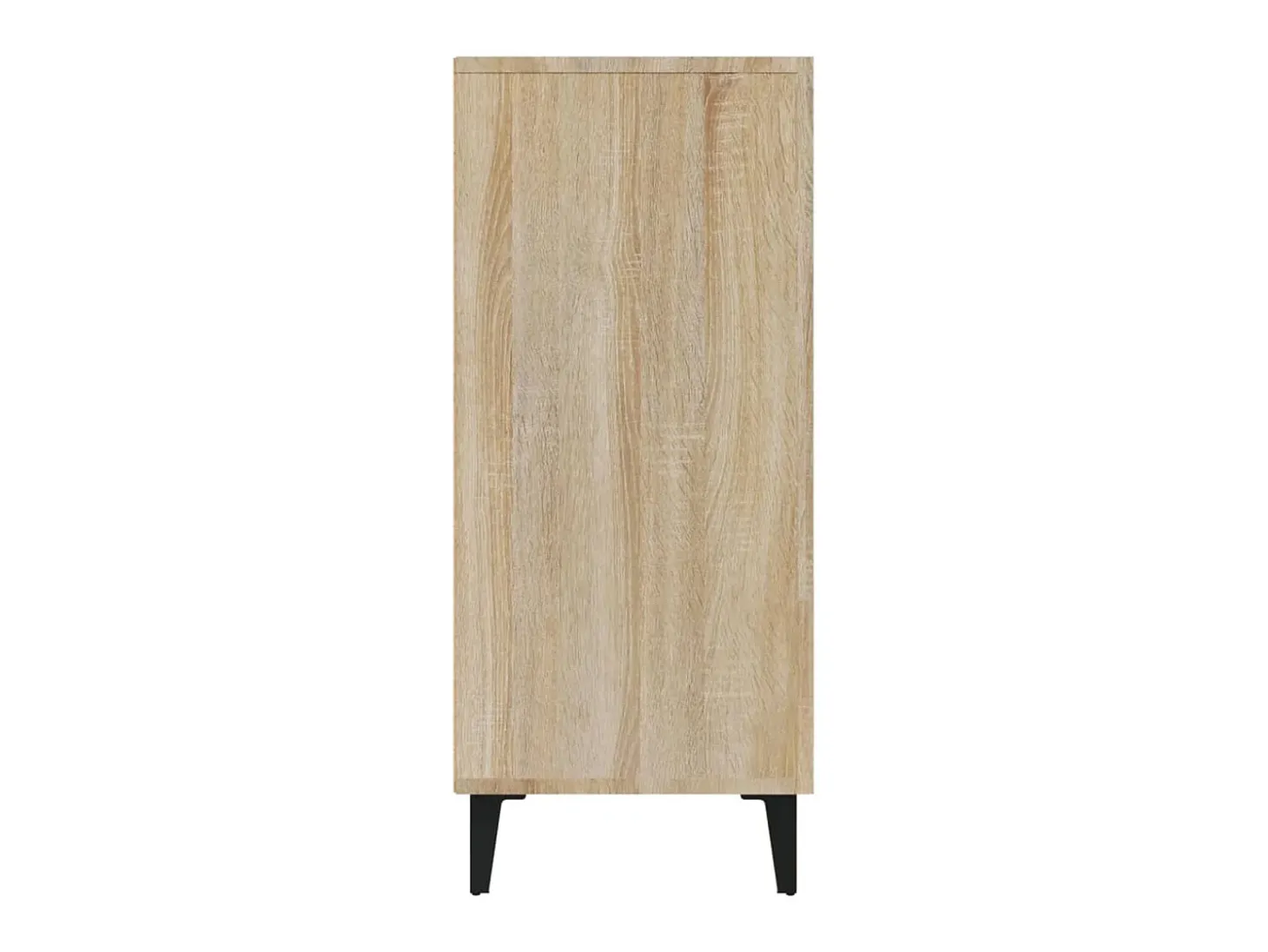 Aparador de roble Sonoma 90x34x80 cm madera de ingeniería