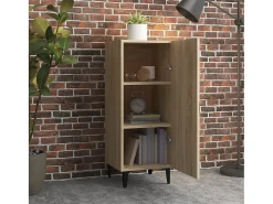 Aparador de roble Sonoma 34,5 x 34 x 90 cm Madera de ingeniería