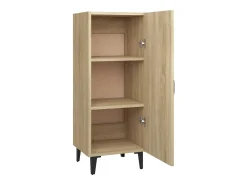 Aparador de roble Sonoma 34,5 x 34 x 90 cm Madera de ingeniería