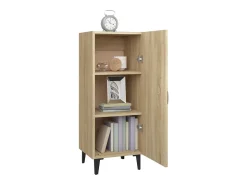 Aparador de roble Sonoma 34,5 x 34 x 90 cm Madera de ingeniería