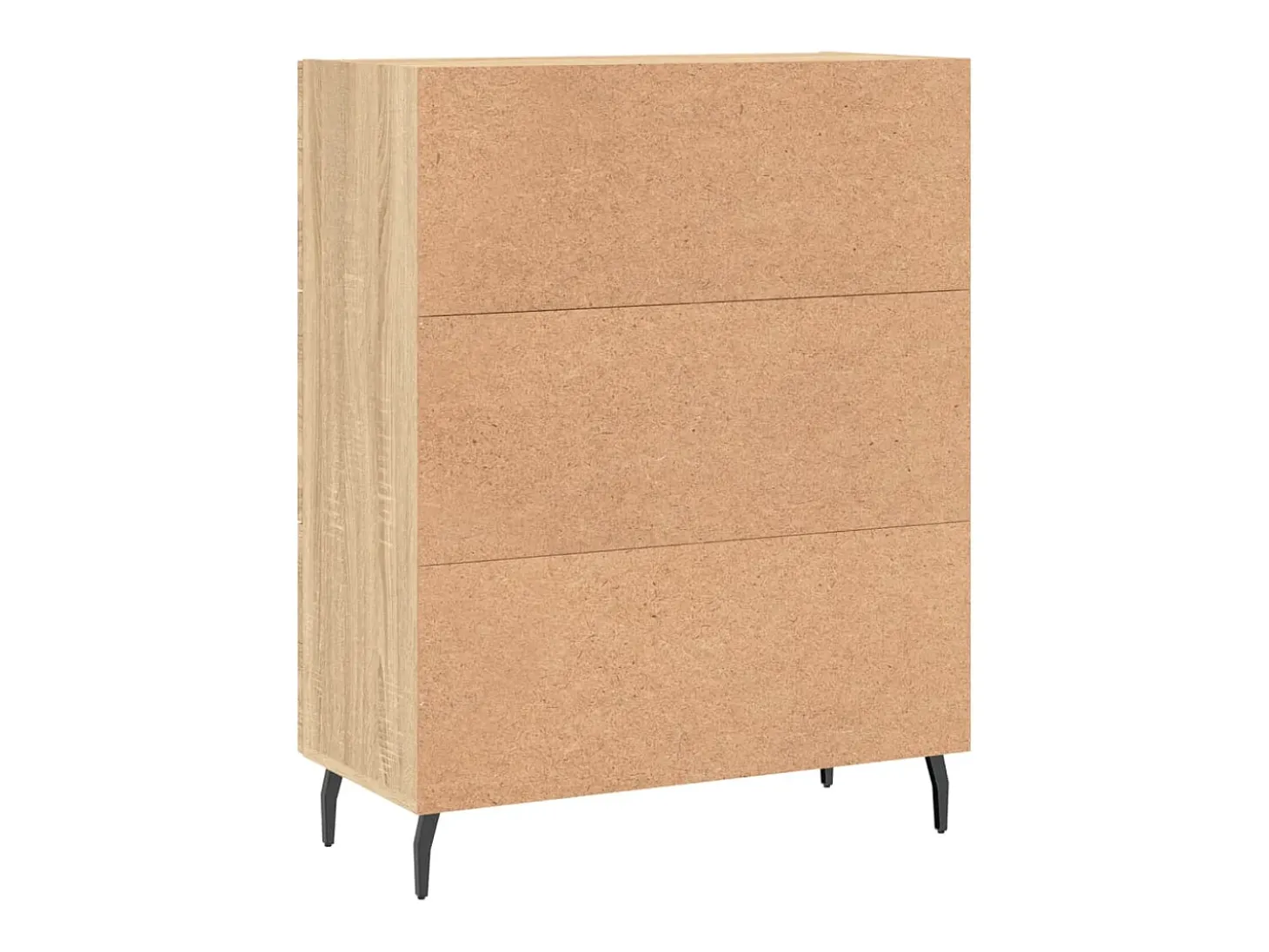 Aparador de roble Sonoma 69,5x34x90 cm madera de ingeniería
