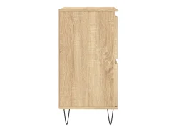 Aparador de roble Sonoma 60x35x70 cm Madera de ingeniería