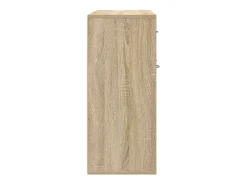 Aparador de roble Sonoma 88x30x70 cm Madera de ingeniería