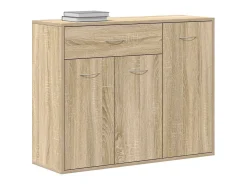 Aparador de roble Sonoma 88x30x70 cm Madera de ingeniería