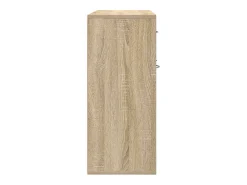 Aparador de roble Sonoma 88x30x70 cm Madera de ingeniería