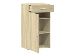 Aparador de roble Sonoma 50x42,5x93 cm madera de ingeniería