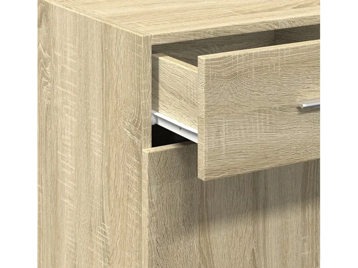 Aparador de roble Sonoma 40x42,5x93 cm madera de ingeniería