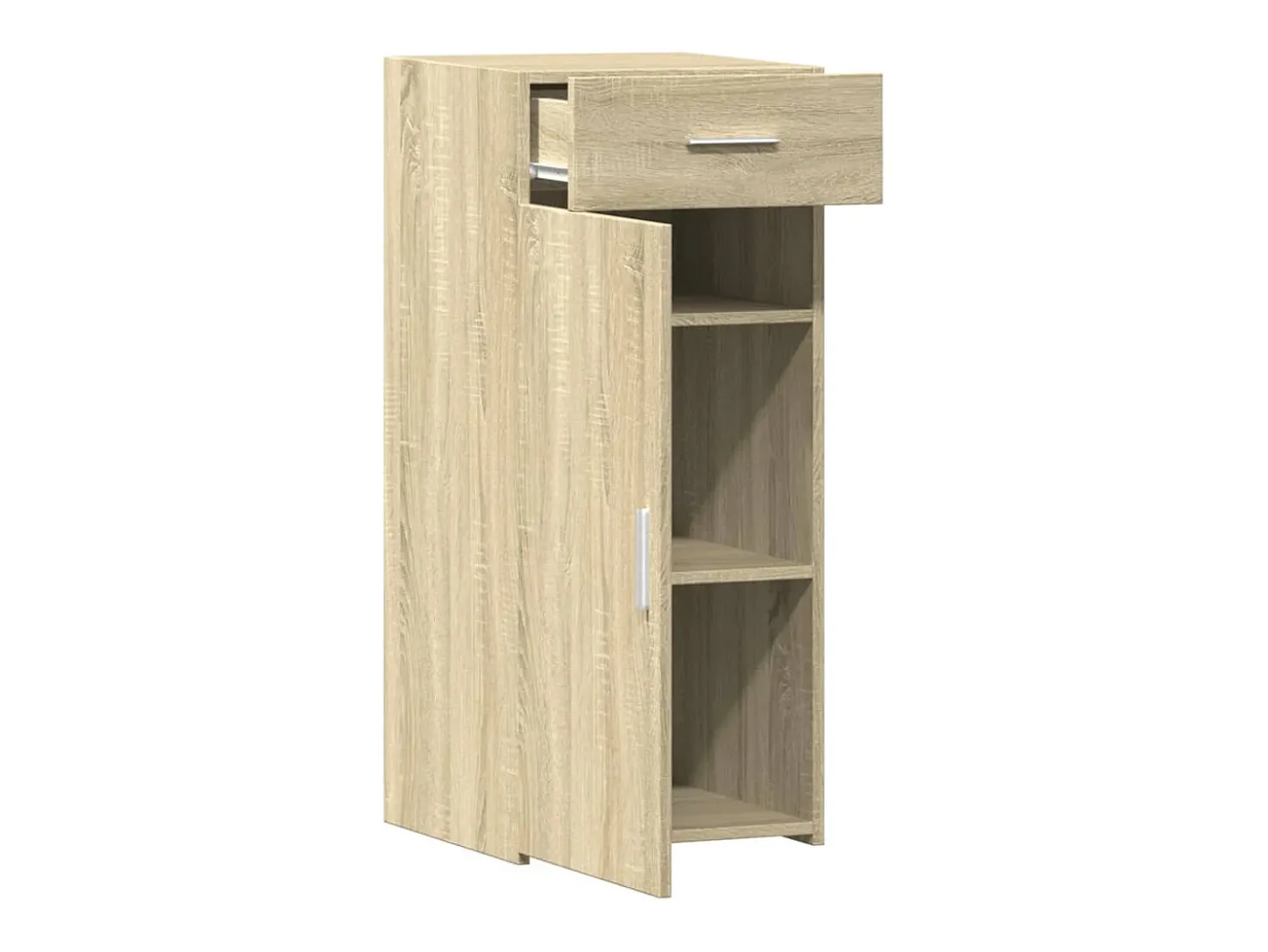 Aparador de roble Sonoma 40x42,5x93 cm madera de ingeniería