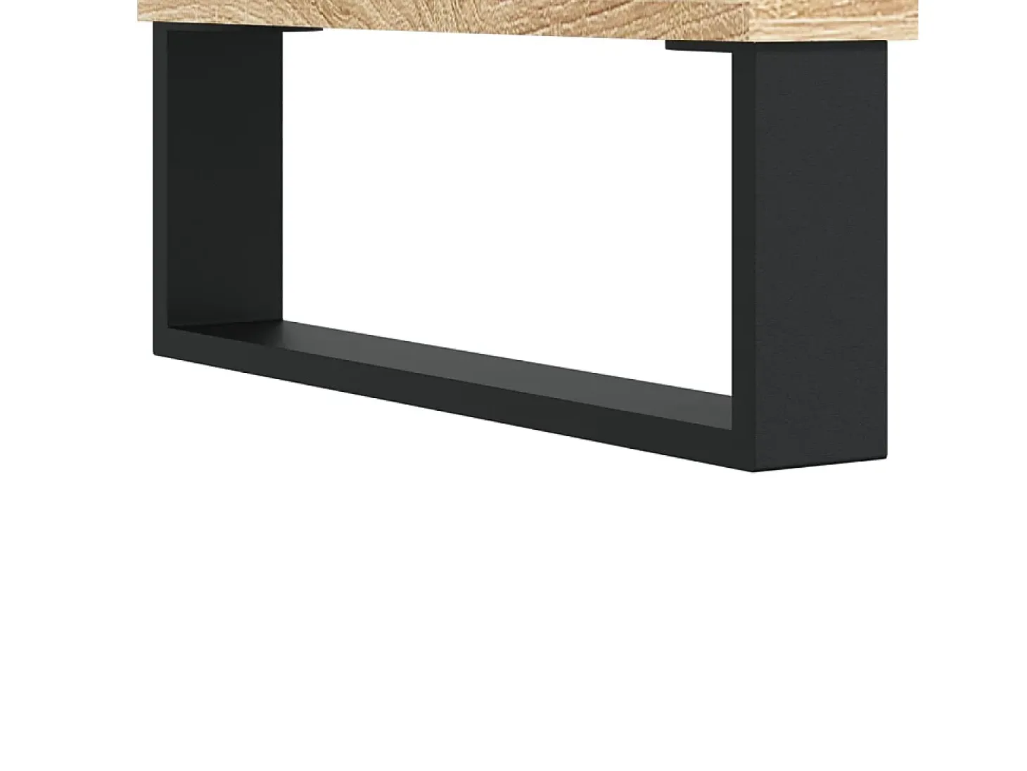 Aparador de roble Sonoma 69,5x34x90 cm madera de ingeniería