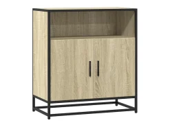 Aparador de roble Sonoma 68x35x76 cm madera de ingeniería