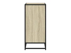 Aparador de roble Sonoma 68x35x76 cm madera de ingeniería