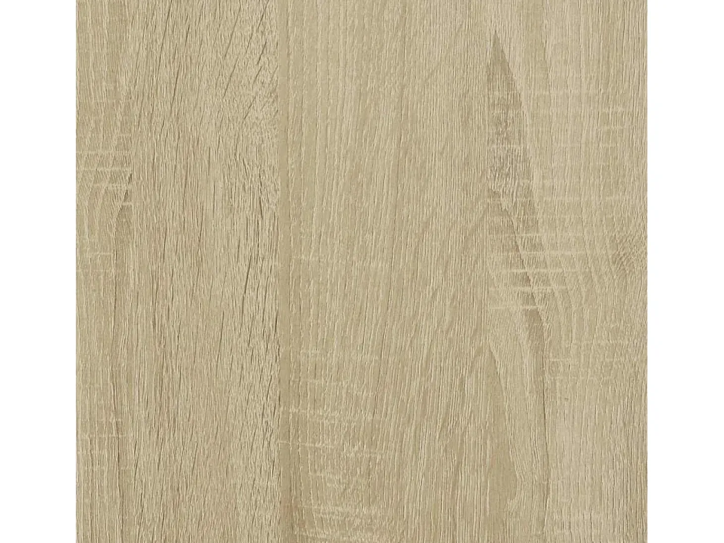 Aparador de roble Sonoma 68x35x76 cm madera contrachapada y metal