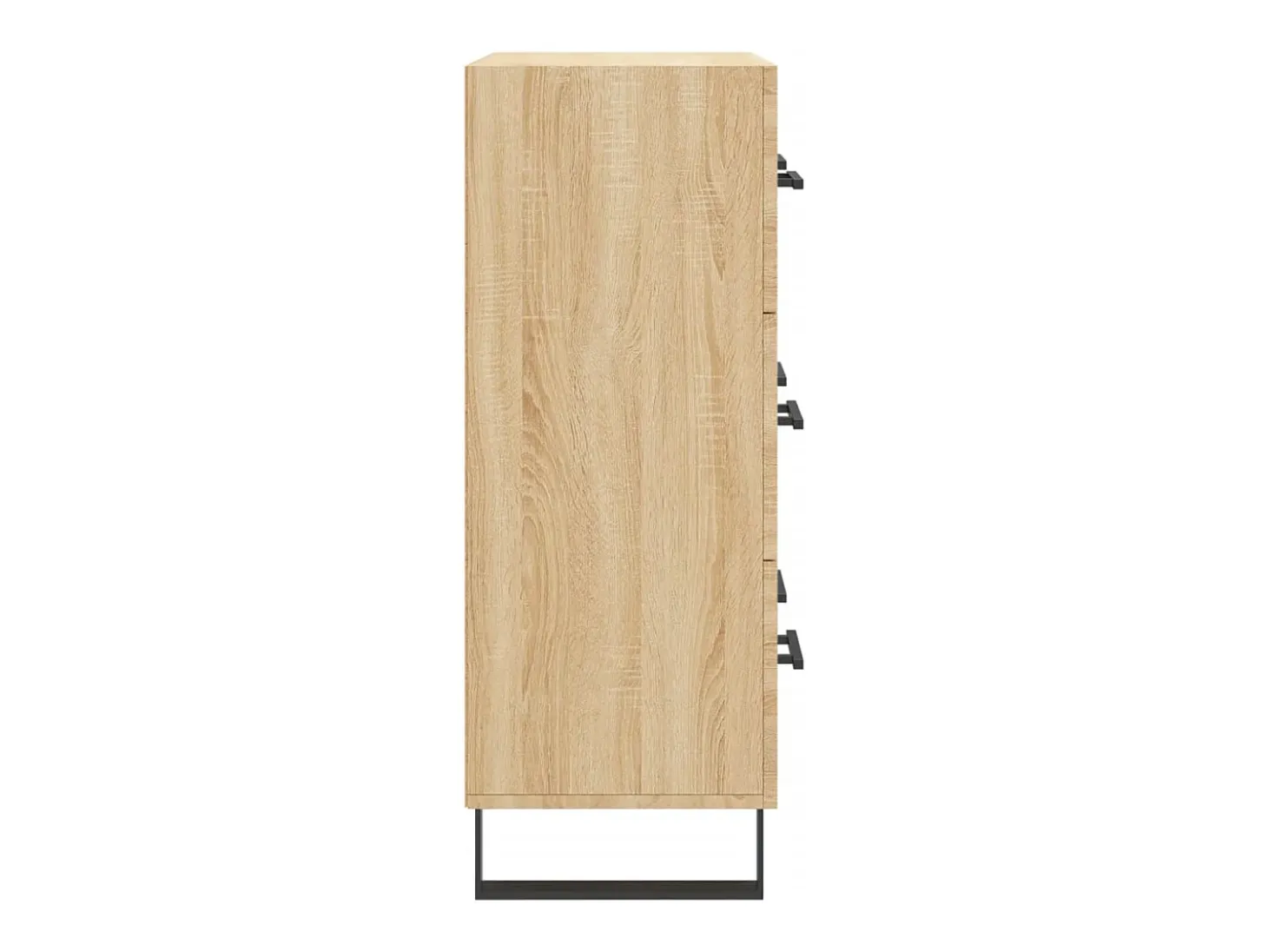 Aparador de roble Sonoma 69,5x34x90 cm madera de ingeniería