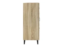 Aparador de roble Sonoma 69,5 x 34 x 90 cm Madera de ingeniería