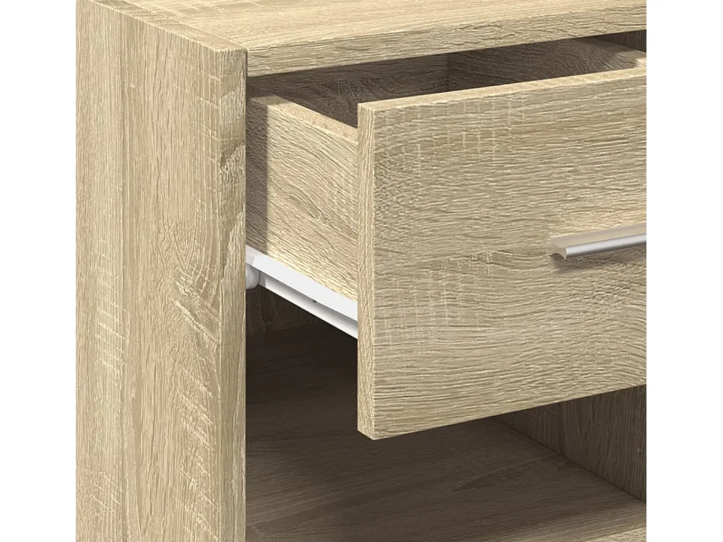 Aparador de roble Sonoma 45x42,5x93 cm madera de ingeniería