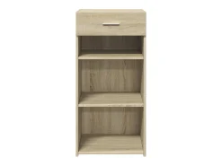Aparador de roble Sonoma 45x42,5x93 cm madera de ingeniería
