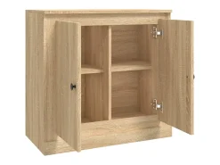 Aparador de roble Sonoma 70x35,5x67,5 cm madera de ingeniería