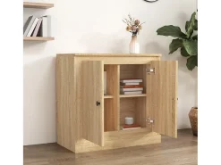 Aparador de roble Sonoma 70x35,5x67,5 cm madera de ingeniería