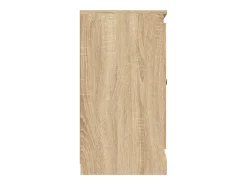 Aparador de roble Sonoma 70x35,5x67,5 cm madera de ingeniería