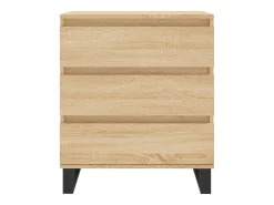 Aparador de roble Sonoma 60x35x70 cm Madera de ingeniería