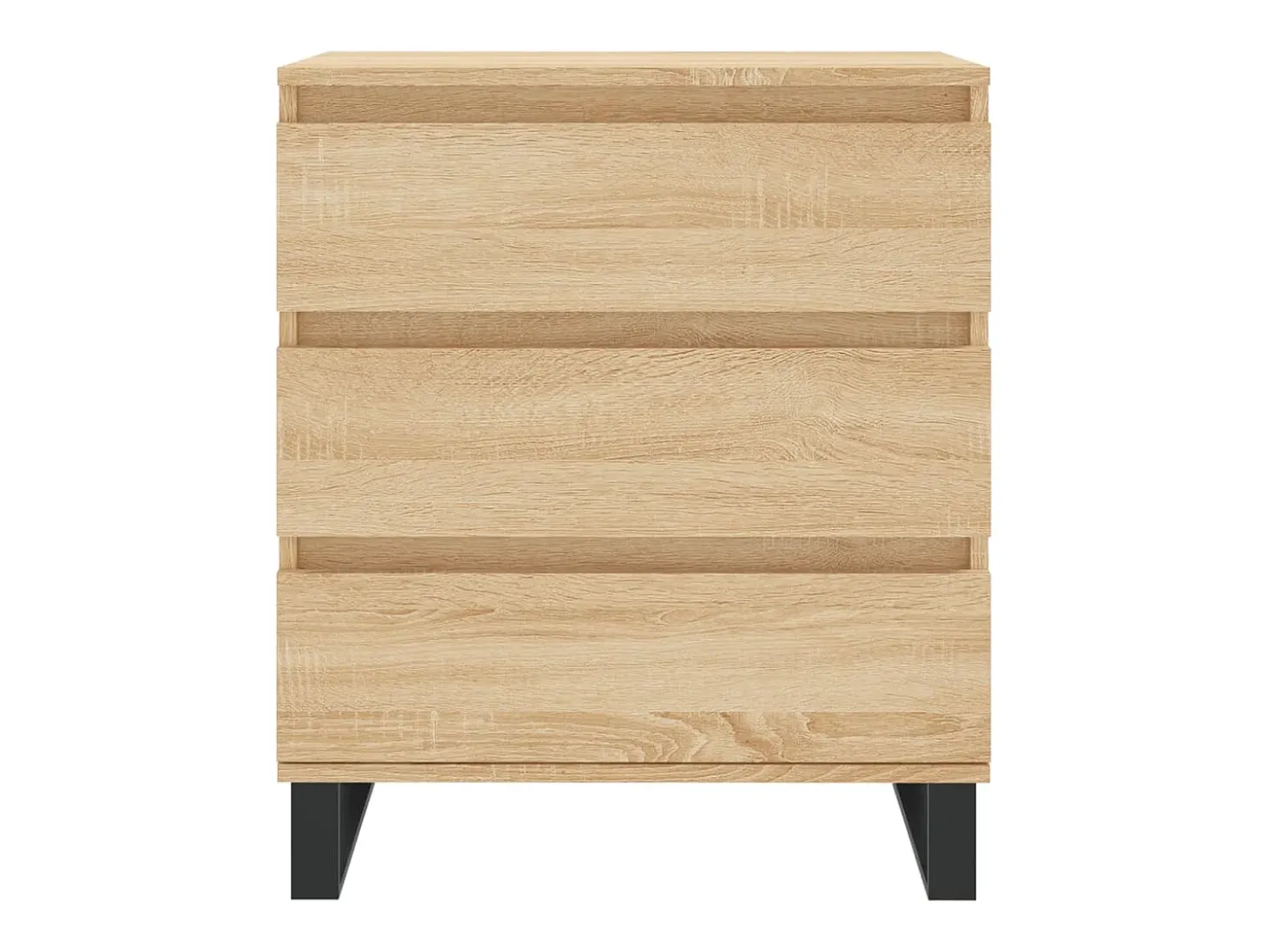 Aparador de roble Sonoma 60x35x70 cm Madera de ingeniería