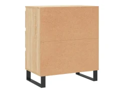 Aparador de roble Sonoma 60x35x70 cm Madera de ingeniería