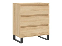 Aparador de roble Sonoma 60x35x70 cm Madera de ingeniería