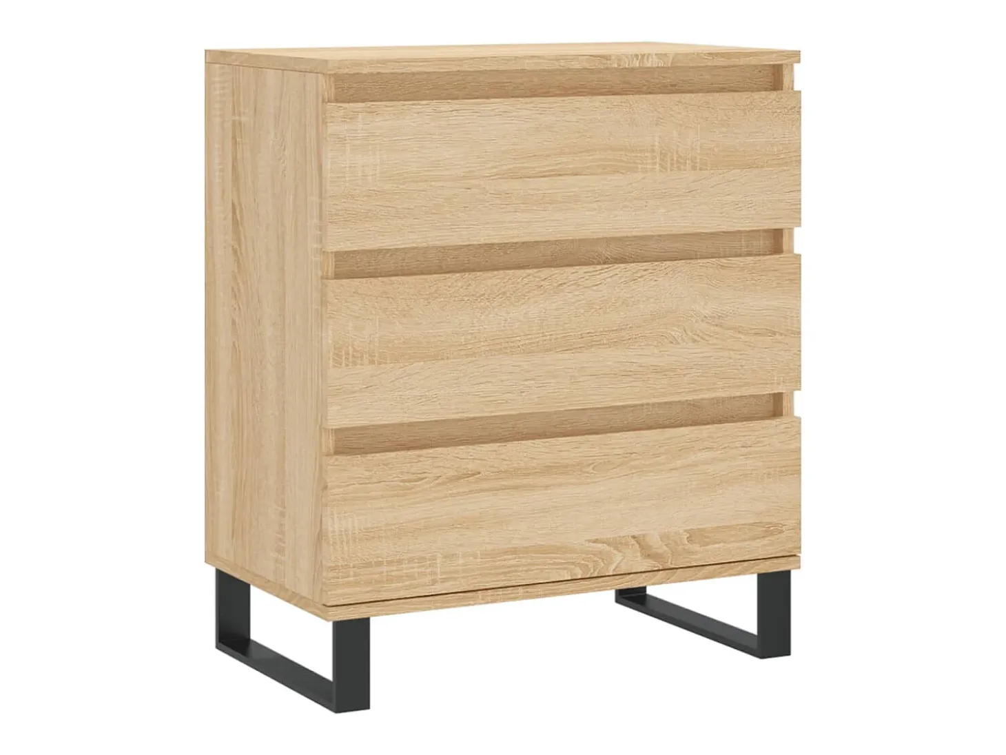 Aparador de roble Sonoma 60x35x70 cm Madera de ingeniería