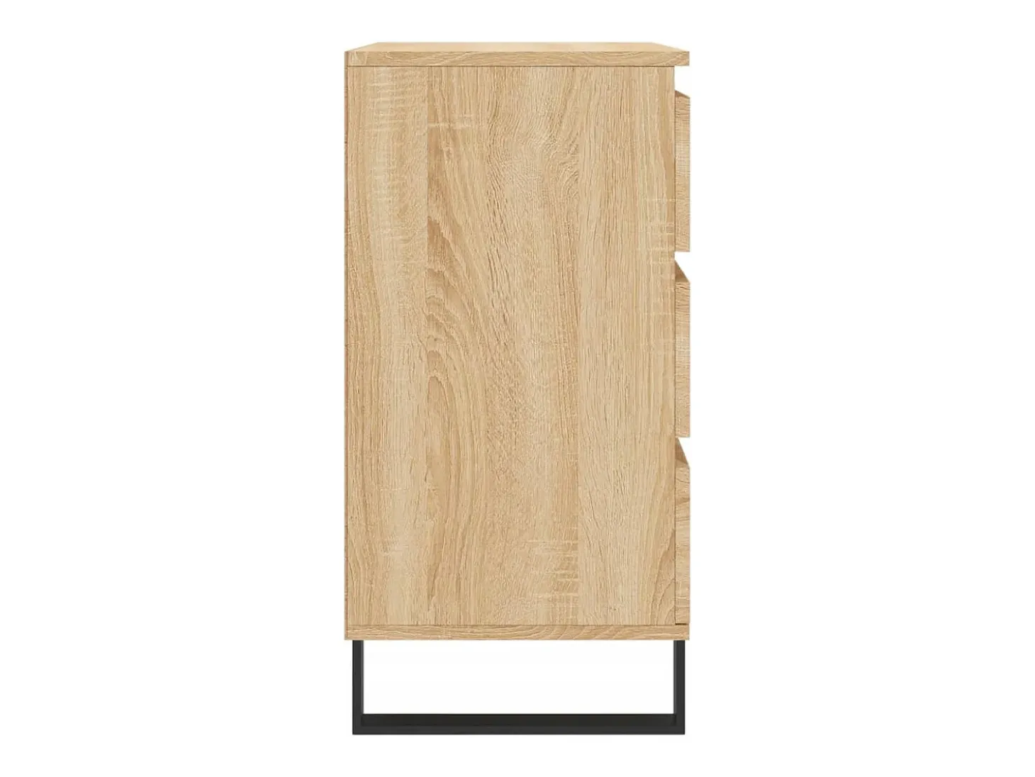 Aparador de roble Sonoma 60x35x70 cm Madera de ingeniería