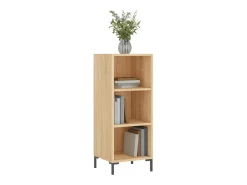 Aparador de roble Sonoma 34,5x32,5x90 cm madera de ingeniería