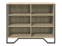 Aparador de roble Sonoma 91x35,5x74,5 cm madera de ingeniería