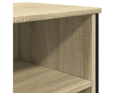Aparador de roble Sonoma 91x35,5x74,5 cm madera de ingeniería