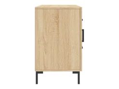 Aparador de roble Sonoma 100x36x60 cm madera de ingeniería
