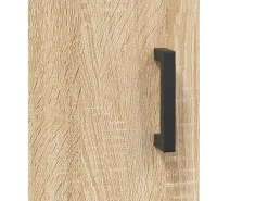 Aparador de roble Sonoma 100x36x60 cm madera de ingeniería