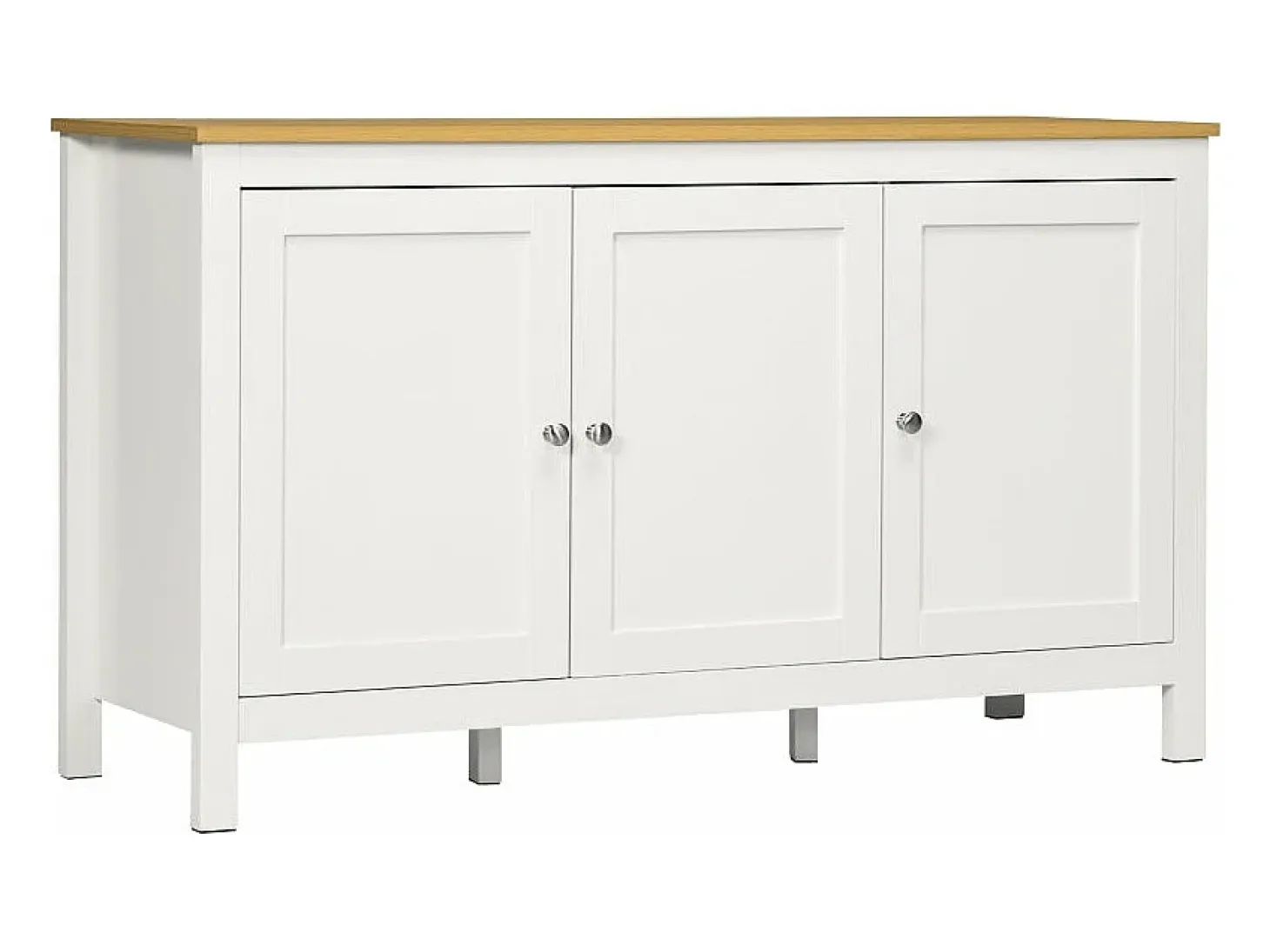 Aparador de salón blanco 120x40x70 cm HOMCOM