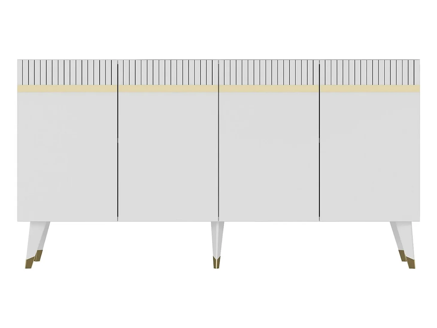 Aparador Defne Blanco dorado150x40x80 cm