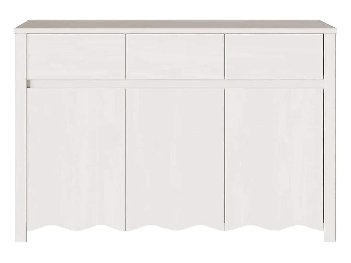 Aparador Drammen 114 x 43 x 75,5 cm Madera maciza de Pino
