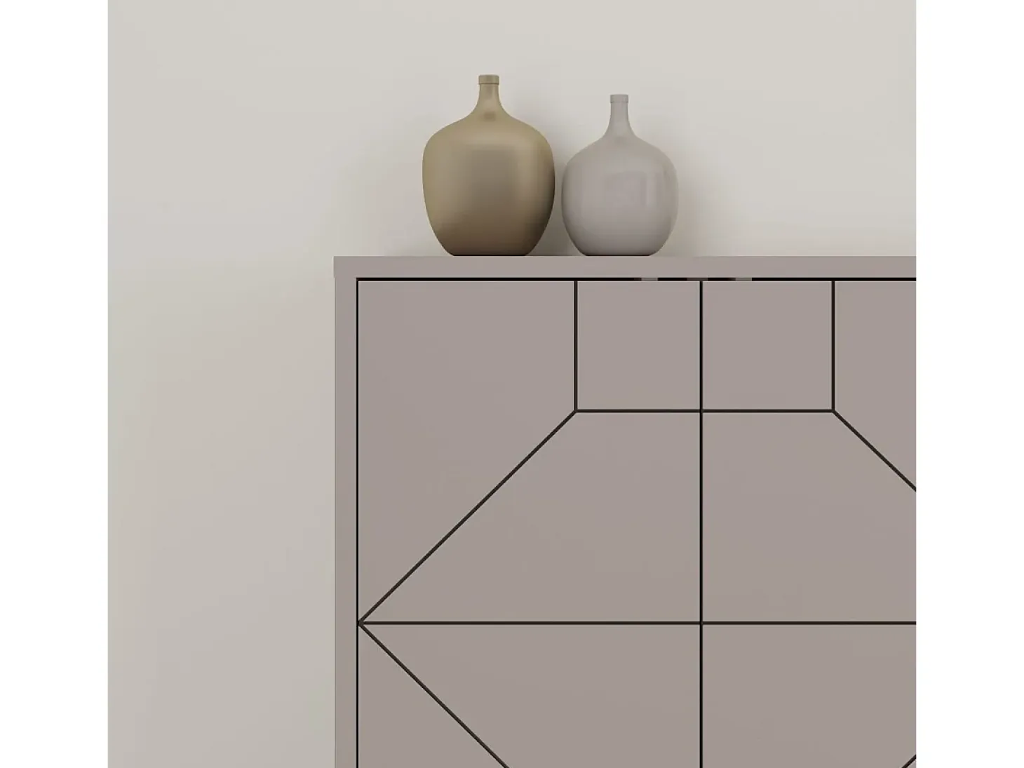 Aparador Dune 183 moca claro 184x35x77.4 cm