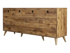 Aparador Elite 1610 color nogal 180x45x80 cm
