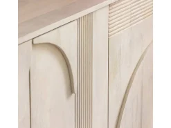 Aparador en madera de mango blanqueado Miliam