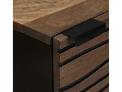 Aparador en madera de nogal Marrón 40 x 33,5 x 110 cm