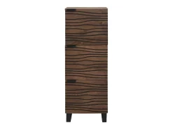Aparador en madera de nogal Marrón 40 x 33,5 x 110 cm