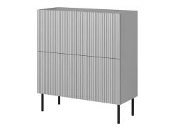 Aparador Gatsby de 4 puertas en gris claro