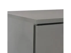 Aparador gris brillante 107x35x80,5 cm